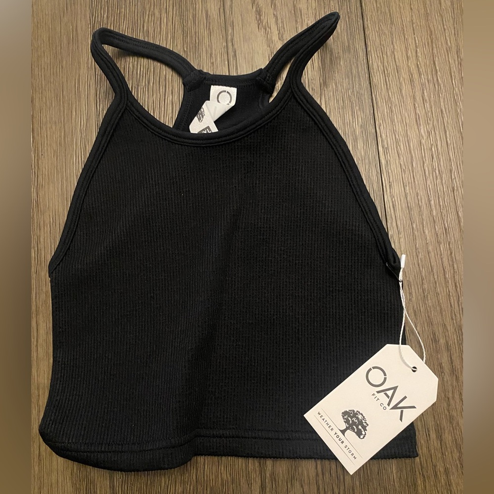 NWT Oak Soul Tank Black top size L/XL